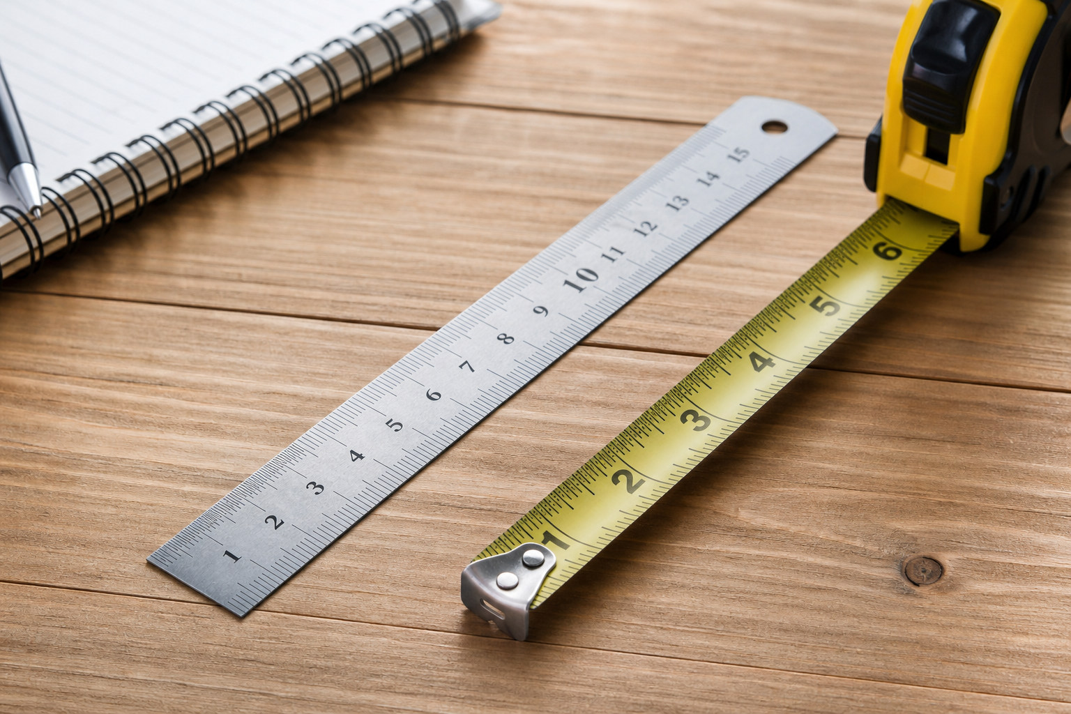 Side-by-side reference table of metric and imperial length and mass units