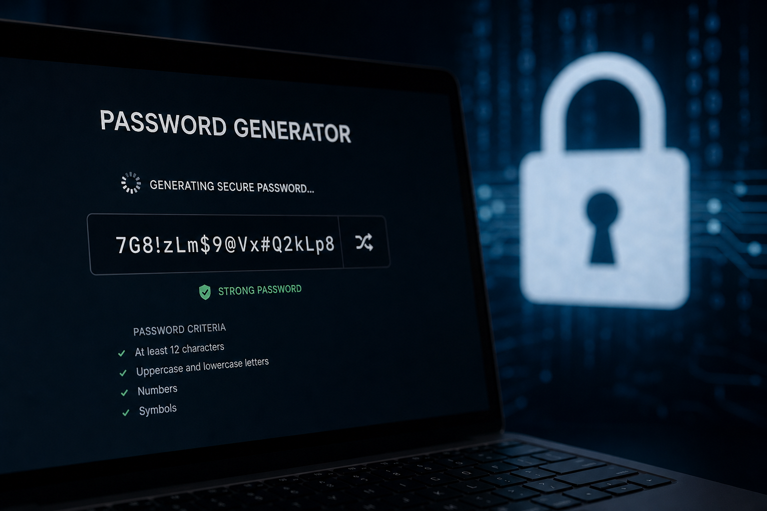 Diagram showing secure password length and entropy compared to weak reused credentials
