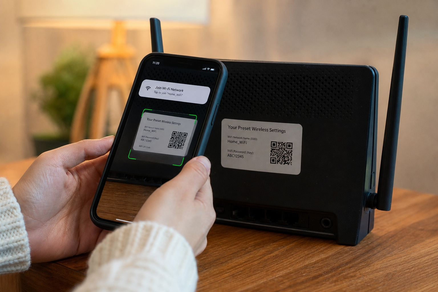 QR Code WiFi Setup Guide