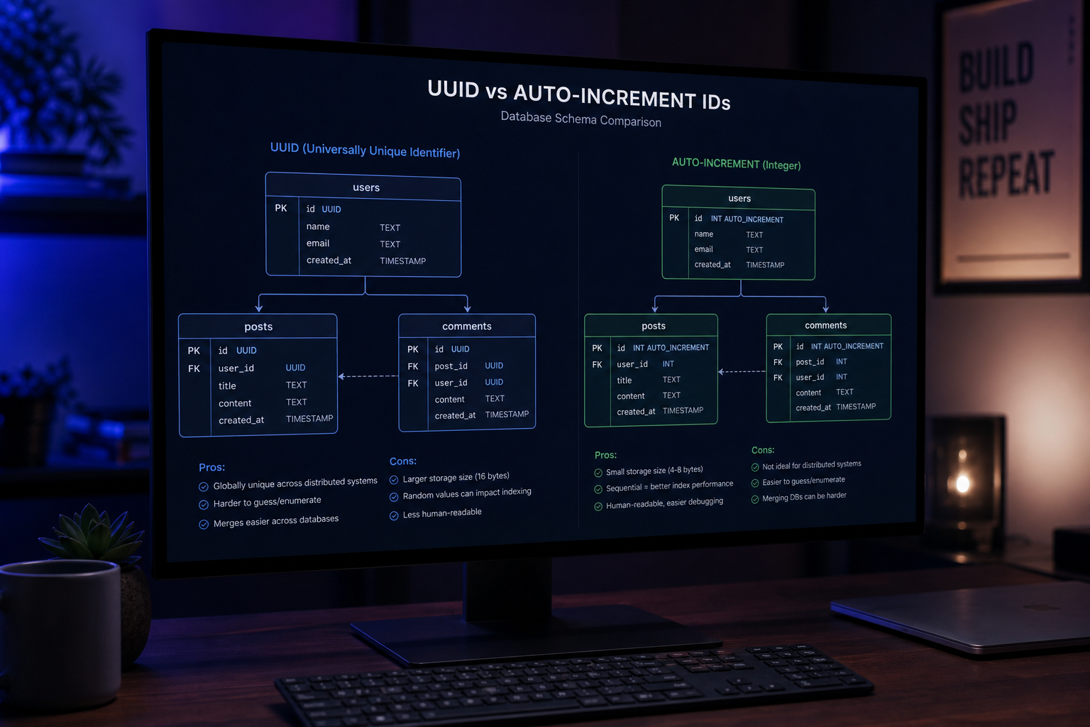 UUID vs Auto-Increment Database IDs