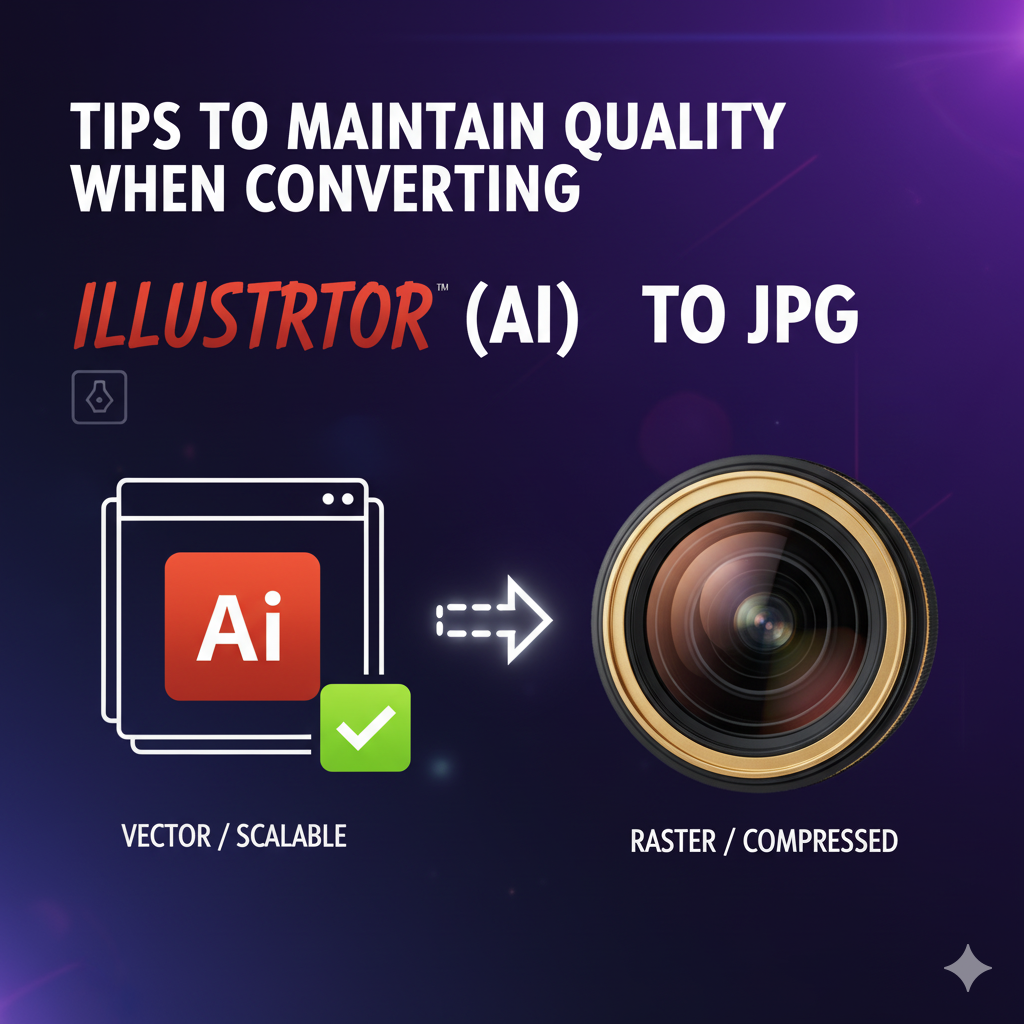 Tips to Maintain Quality When Converting AI to JPG